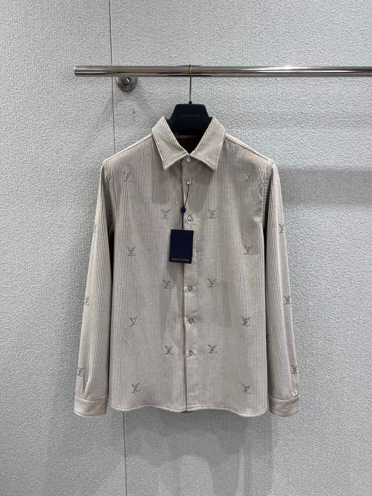 路L家-燈芯絨長袖襯衫