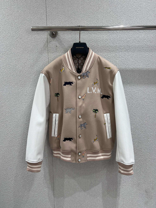 路L家-刺繡棒球外套