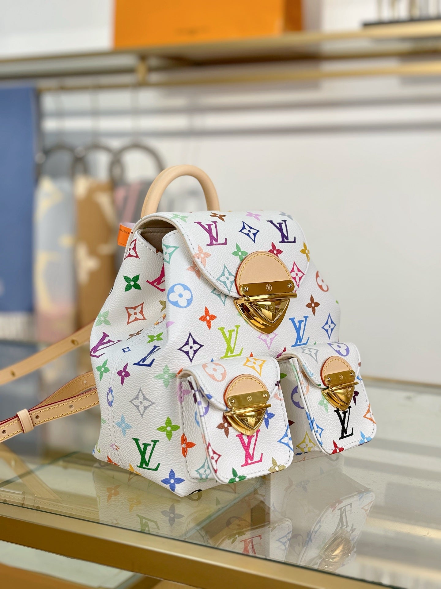 路L家- M13081-TM VENICE-肩膀包 白彩色