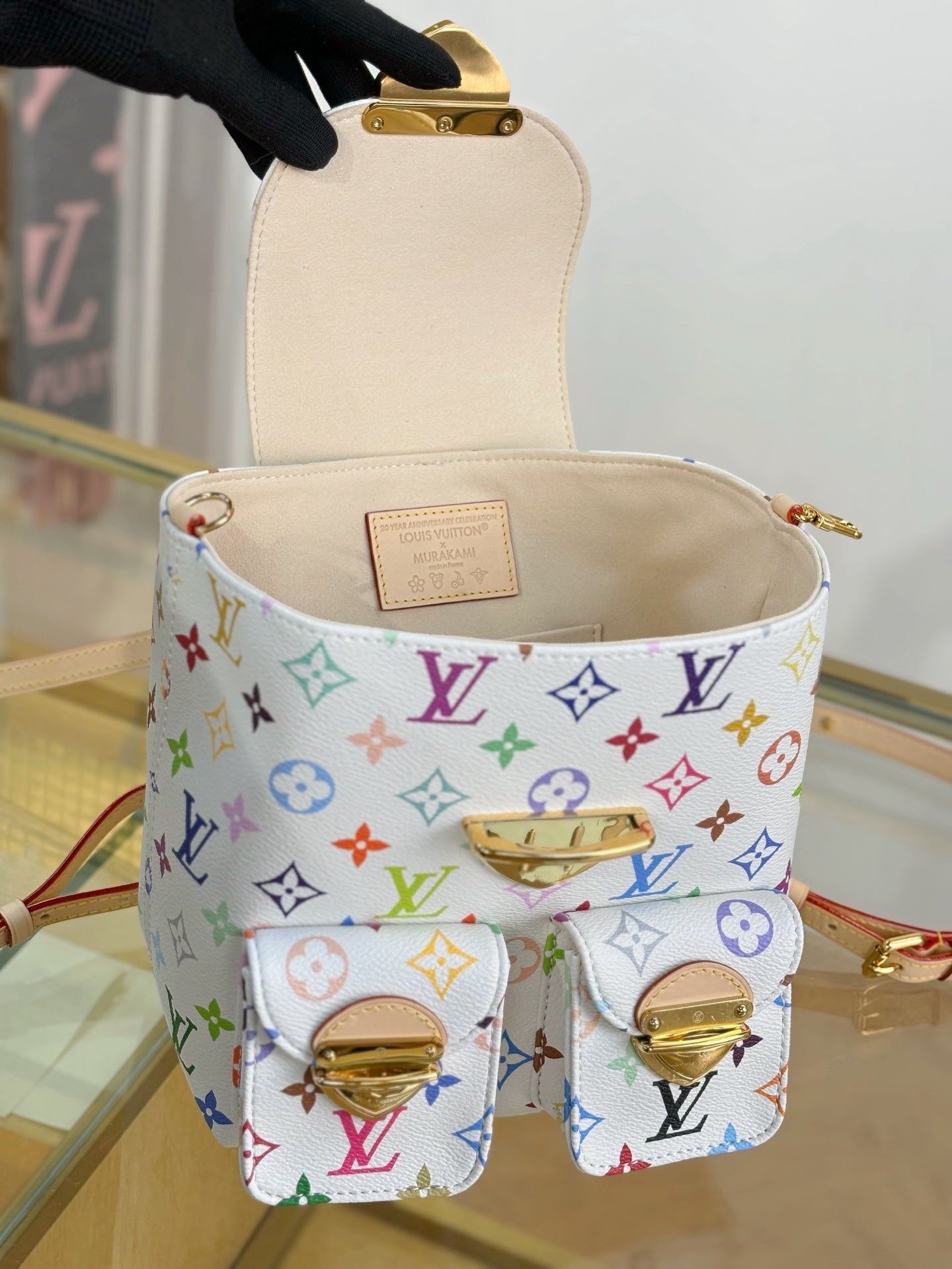 路L家- M13081-TM VENICE-肩膀包 白彩色