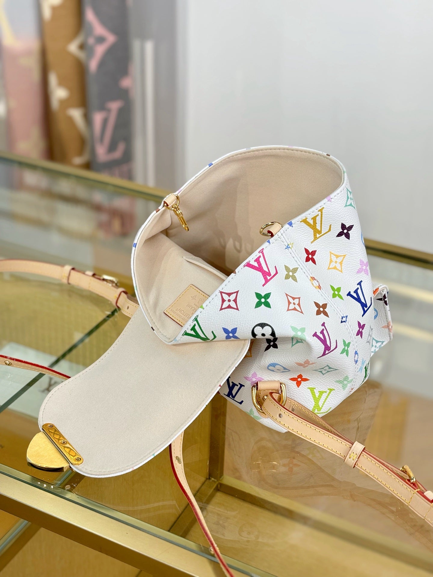 路L家- M13081-TM VENICE-肩膀包 白彩色