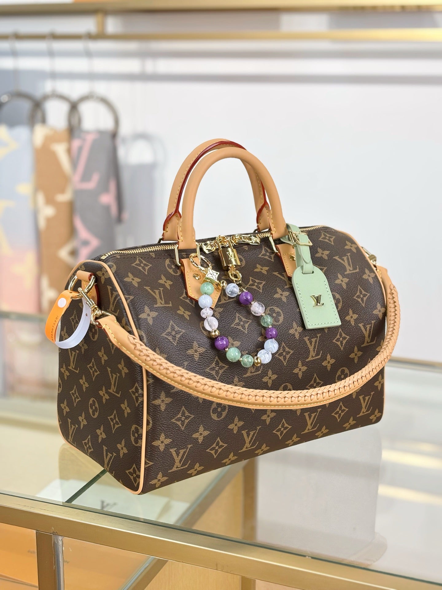 路L家-M15107 SPEEDY SOFT 30 LUCKY手袋包-經典老花