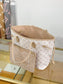 路L家-M25665 NEVERFULL INSIDE OUT中型手袋-白花