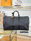 路L家-M40605 KEEPALL BANDOULIÈRE 55旅行袋-黑花