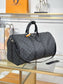 路L家-M40568KEEPALL BANDOULIÈRE 50旅行袋-黑花