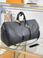路L家-N41413 KEEPALL BANDOULIÈRE 55 旅行袋-黑格