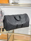 路L家-N41413 KEEPALL BANDOULIÈRE 55 旅行袋-黑格