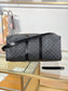 路L家- N41418 KEEPALL BANDOULIÈRE 45旅行袋-黑格
