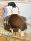 路L家-N41418 KEEPALL BANDOULIÈRE 45 旅行袋-咖啡格