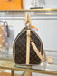 路L家-N41418 KEEPALL BANDOULIÈRE 45 旅行袋-咖啡格