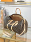 路L家-N41418 KEEPALL BANDOULIÈRE 45 旅行袋-咖啡格
