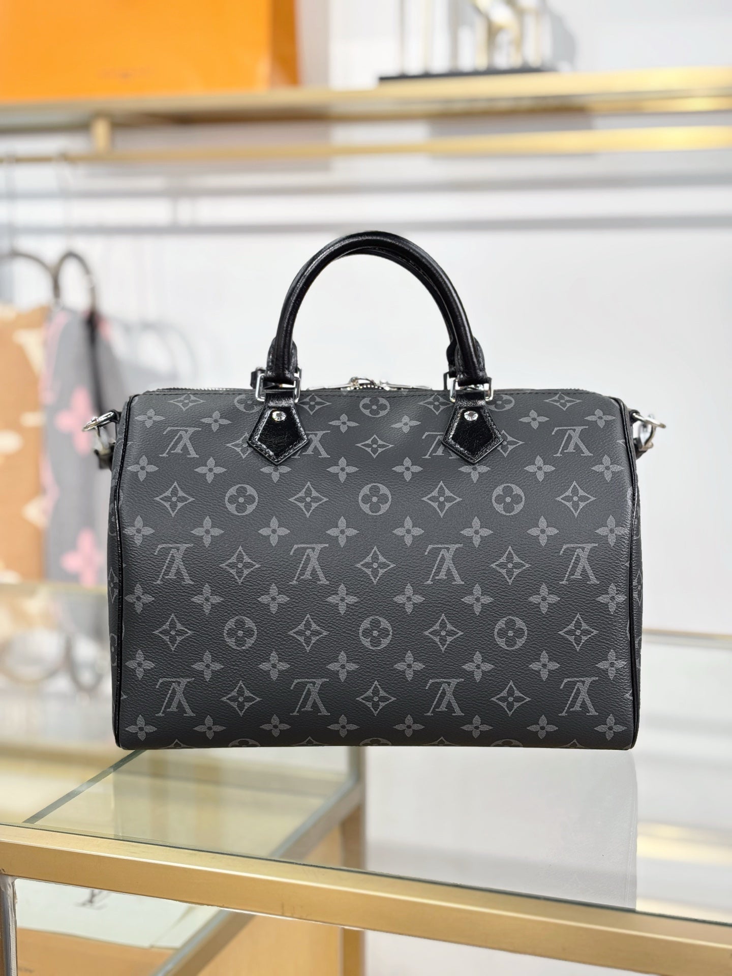 路L家-M15102 SPEEDY SOFT 30 手袋-黑花