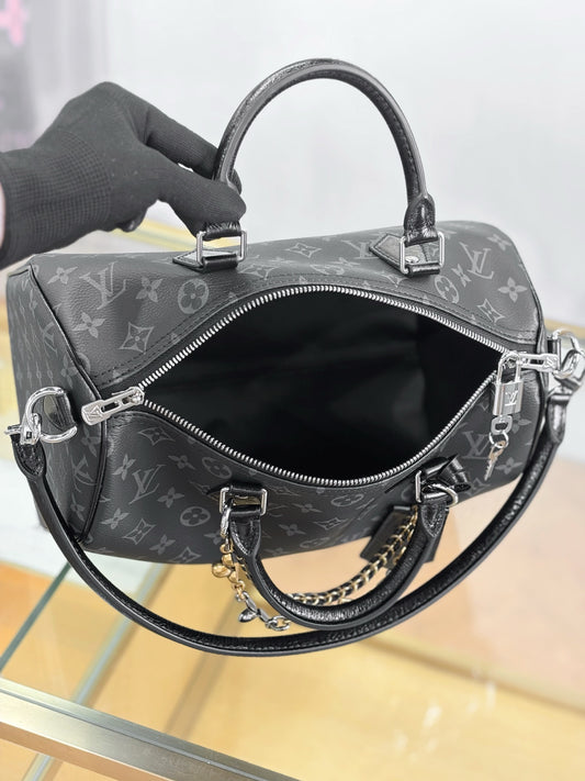 路L家-M15102 SPEEDY SOFT 30 手袋-黑花