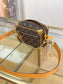 路L家-M14729 MINI SOFT TRUNK 手袋-老花