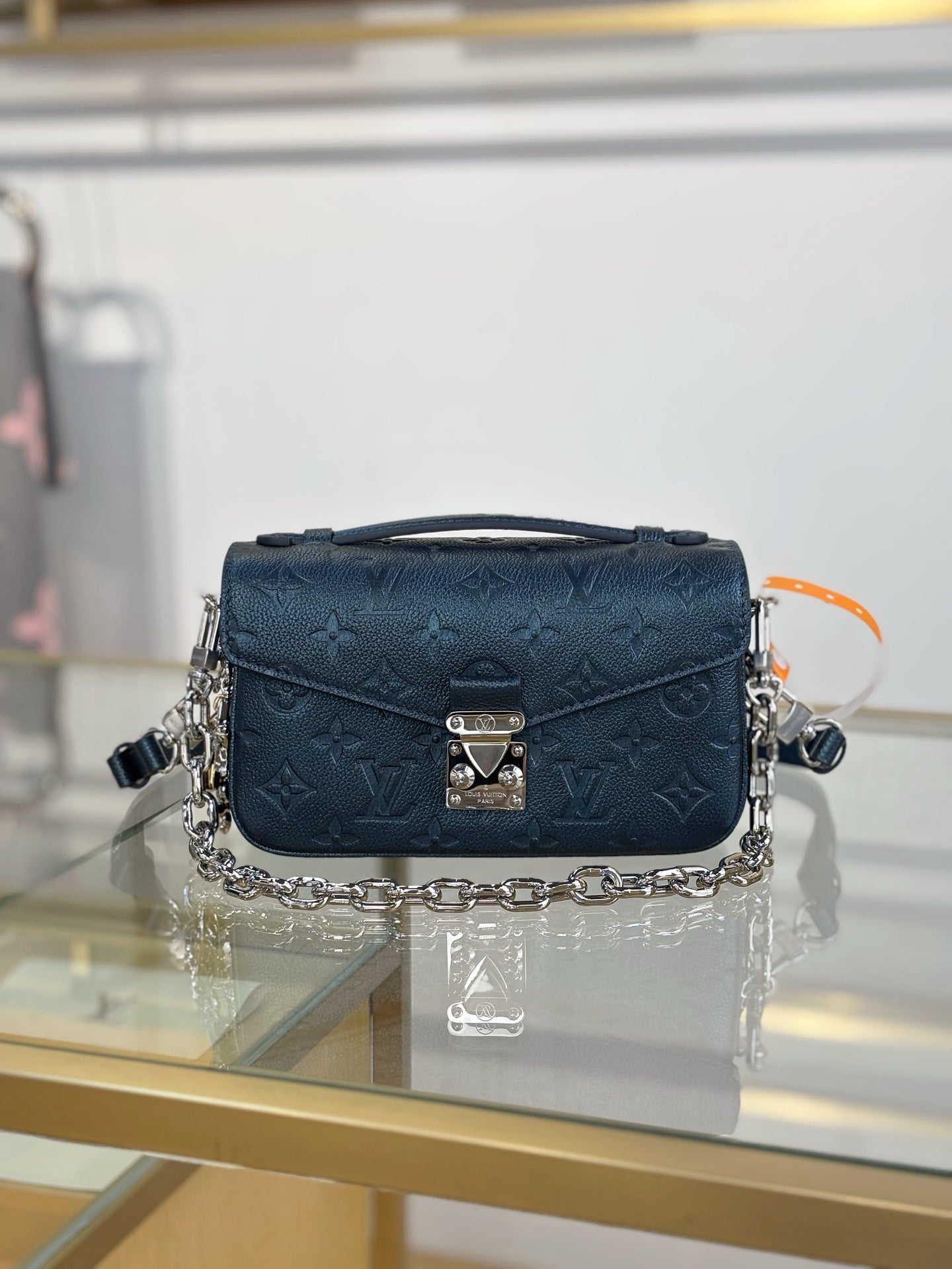 路L家-M26456 POCHETTE MÉTIS EAST WEST 手袋-珠光藍