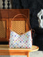路L家-M13661 Carryall-白三彩