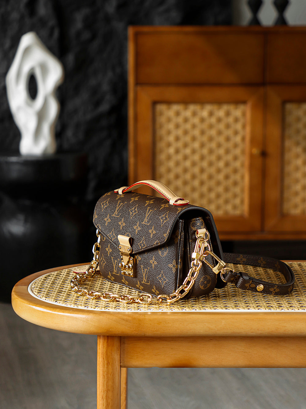 路L家-M46279 Pochette Métis信封式翻蓋-MINI小郵差包