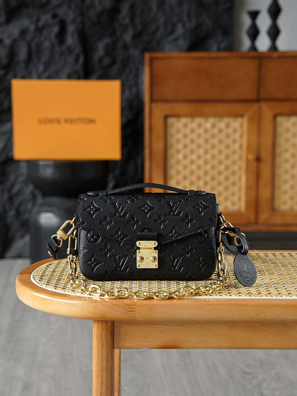 路L家-M46595 Pochette Metis郵差包-黑色