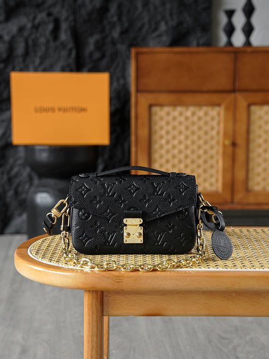 路L家-M46595 Pochette Metis郵差包-黑色