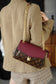 路L家-M27067 Sac Saint-Germain BB手袋 酒紅色
