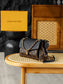 路L家-M26398 Sac Saint-Germain BB手袋 老花黑色