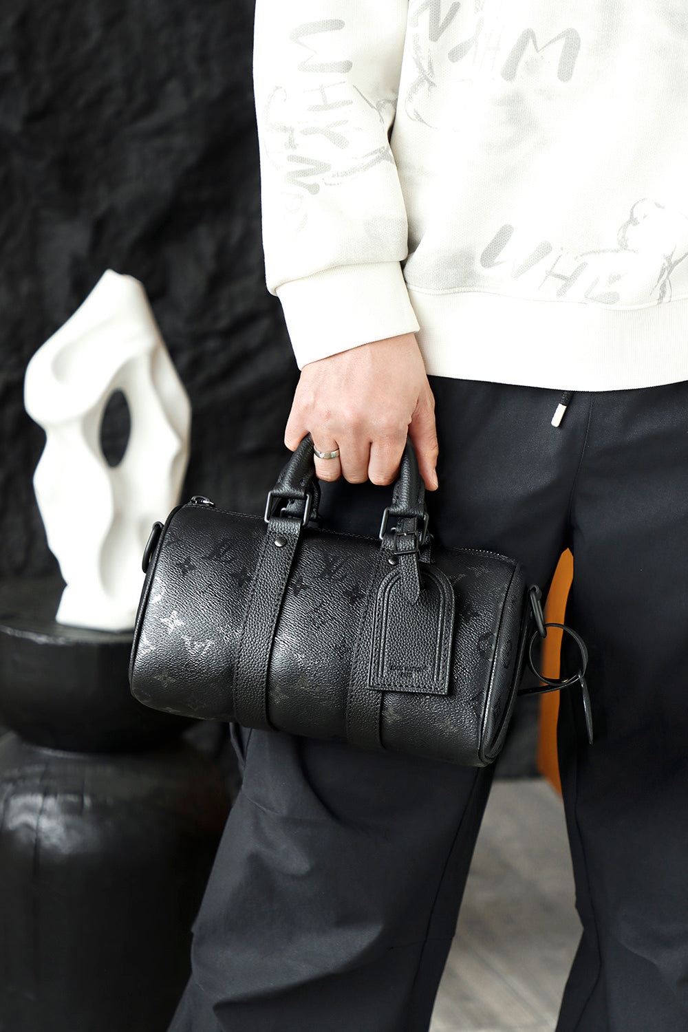 路L家-M28369 Keepall 25 午夜黑 男款包包