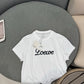 羅L家-26春夏手寫體logo標誌刺繡T卹