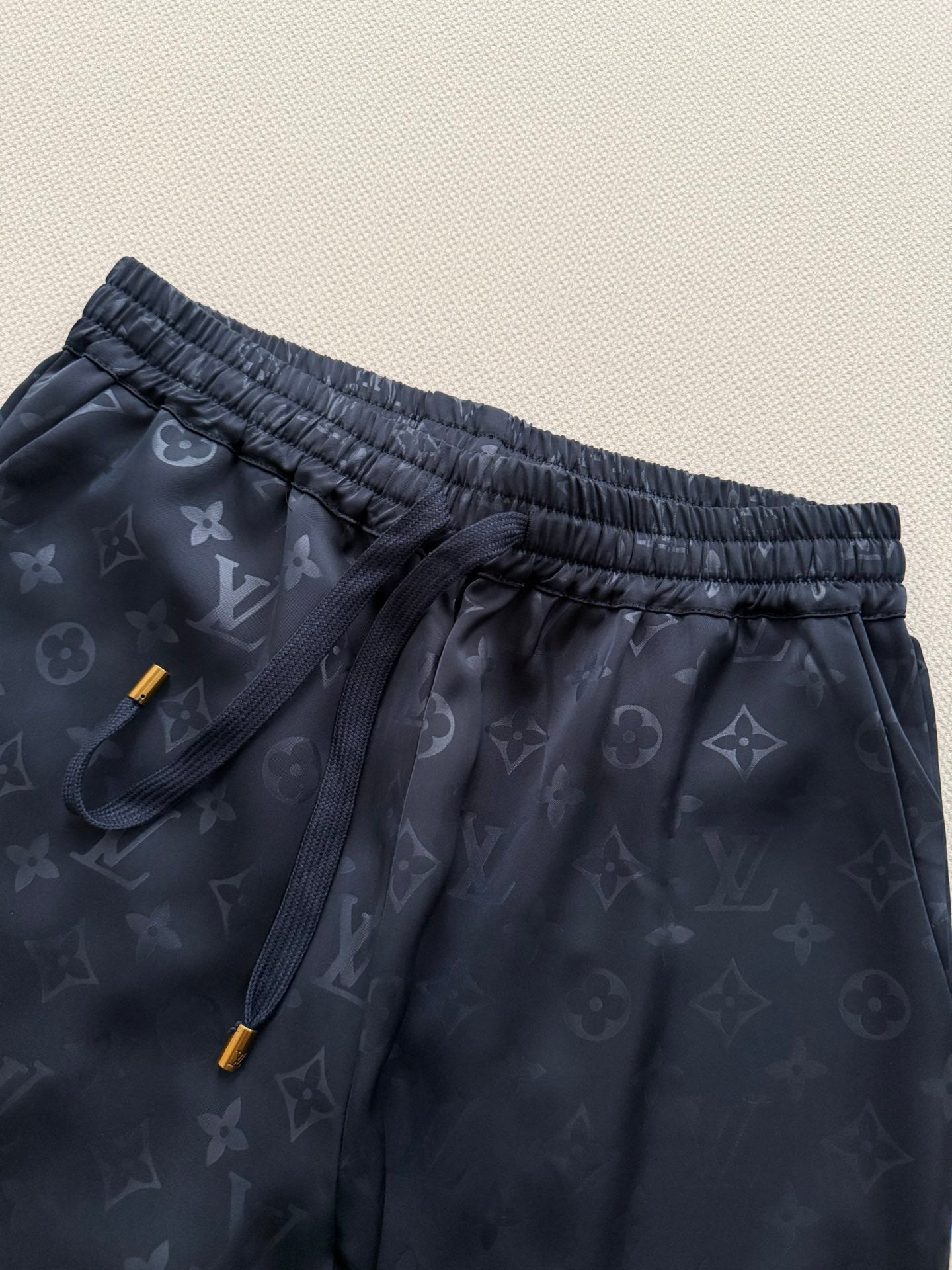 路L家-26SS全新抽繩直筒長褲 黑色