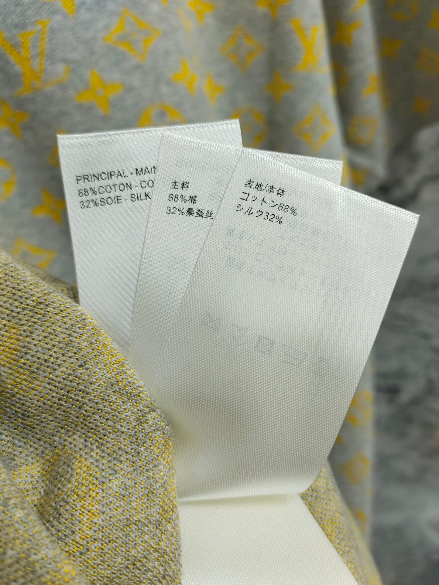 路L家-25滿logo提花針織短袖上衣