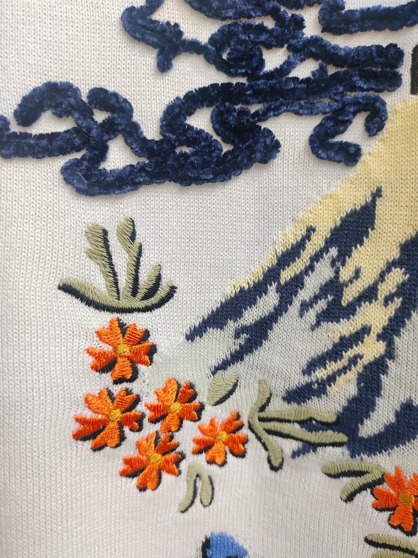 路L家-logo刺繡針織短袖