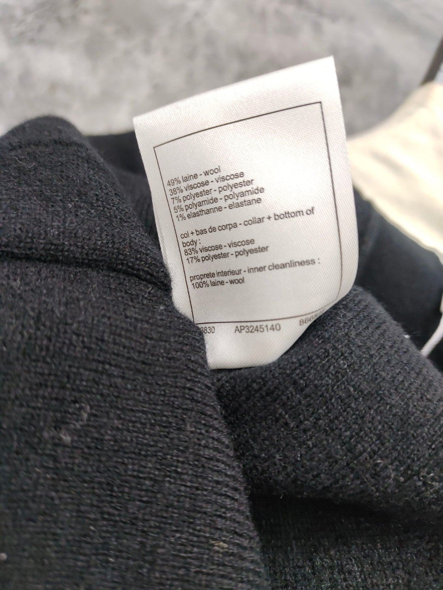 小香家-Coco Neige拉鍊連帽針織開襟衫 黑色