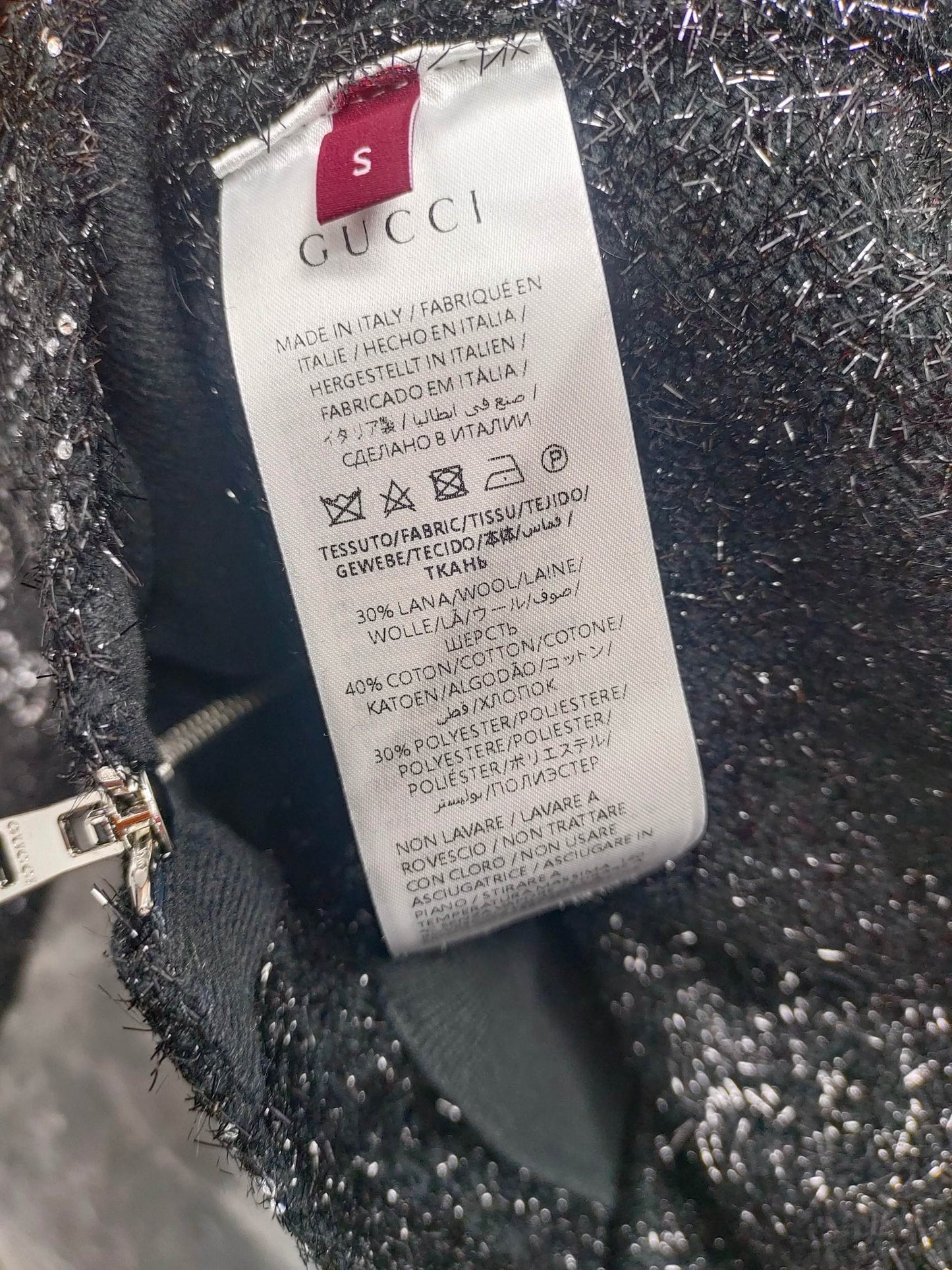 古G家-翻領訂鑽長袖開襟外套 黑色