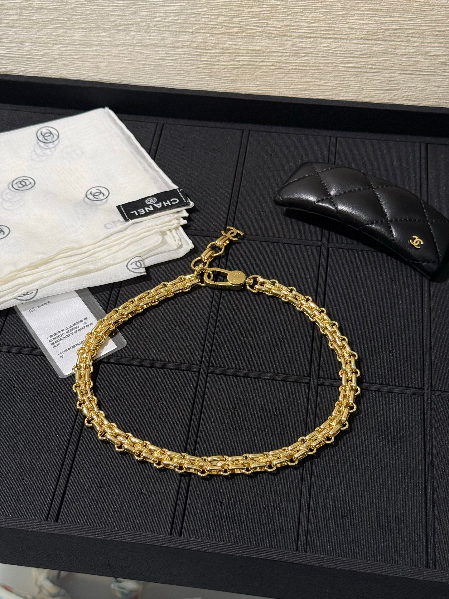 小香家-26金屬編織短項鍊