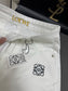 羅L家-春夏新品後腰刺繡字母彈性直筒牛仔褲