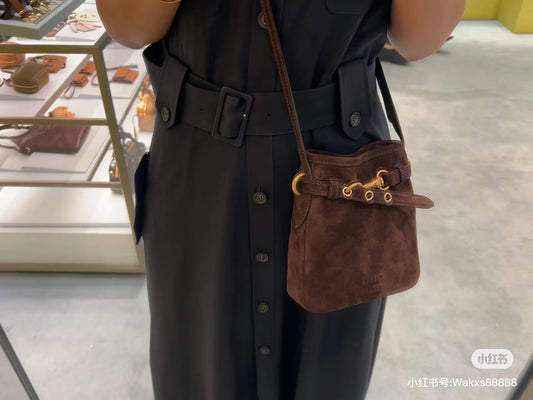 穆M家-5NR461 小福袋包 MINI 咖色