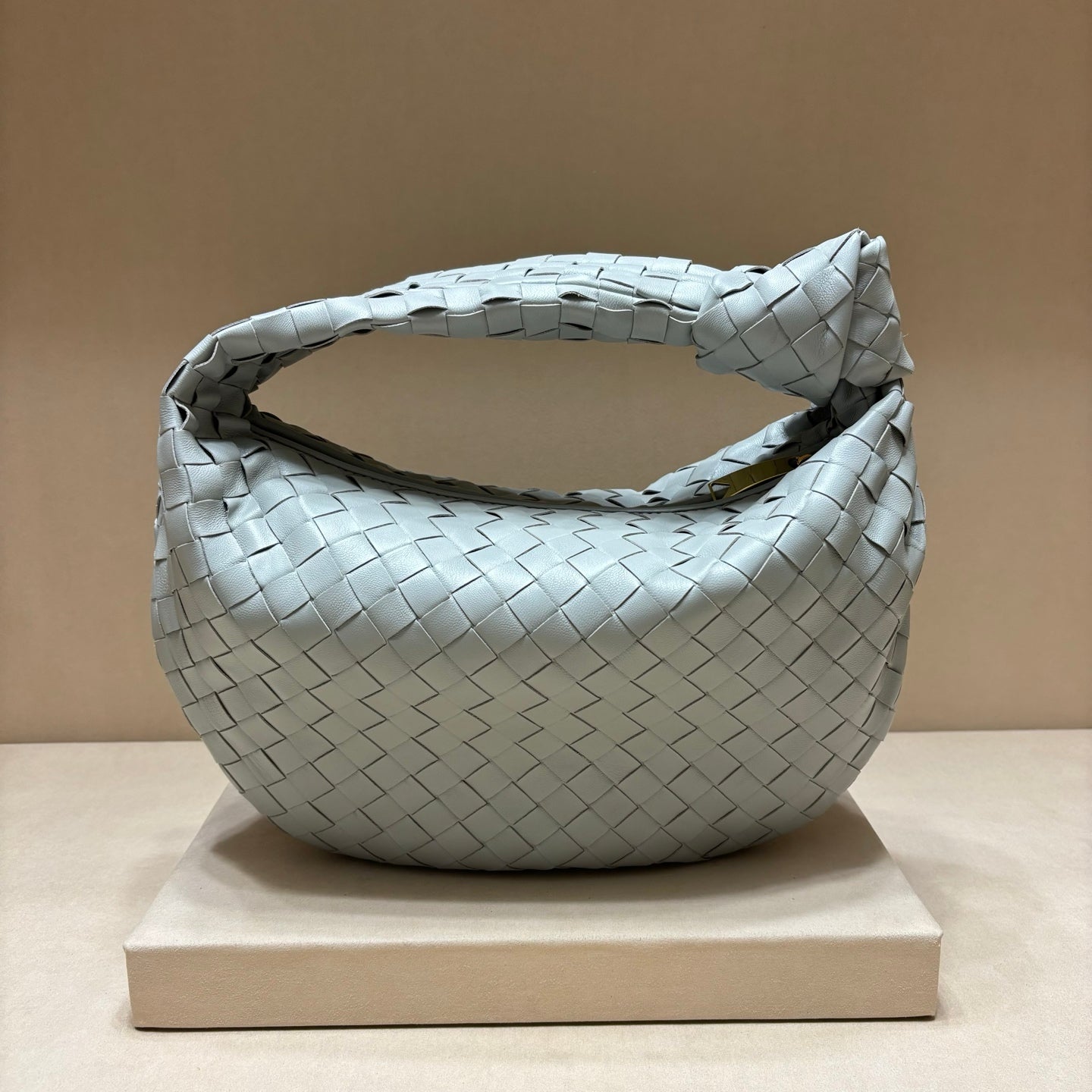 B編織-JODIE手提包 中號 綠色