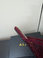 Ala-260707編織鑽網拖 酒紅