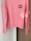古G家-LOGO長袖衛衣 粉色