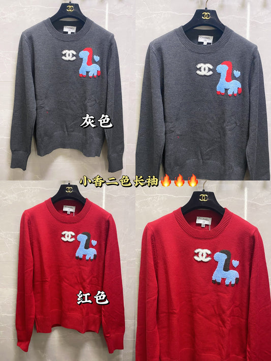 小香家-小馬毛衣 灰色