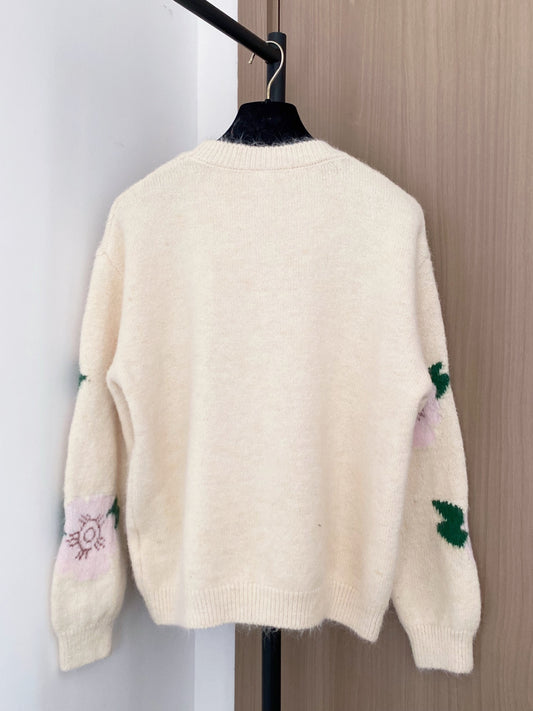 小香家-太陽刺繡毛衣
