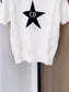 迪D家-星星針織短袖 白色
