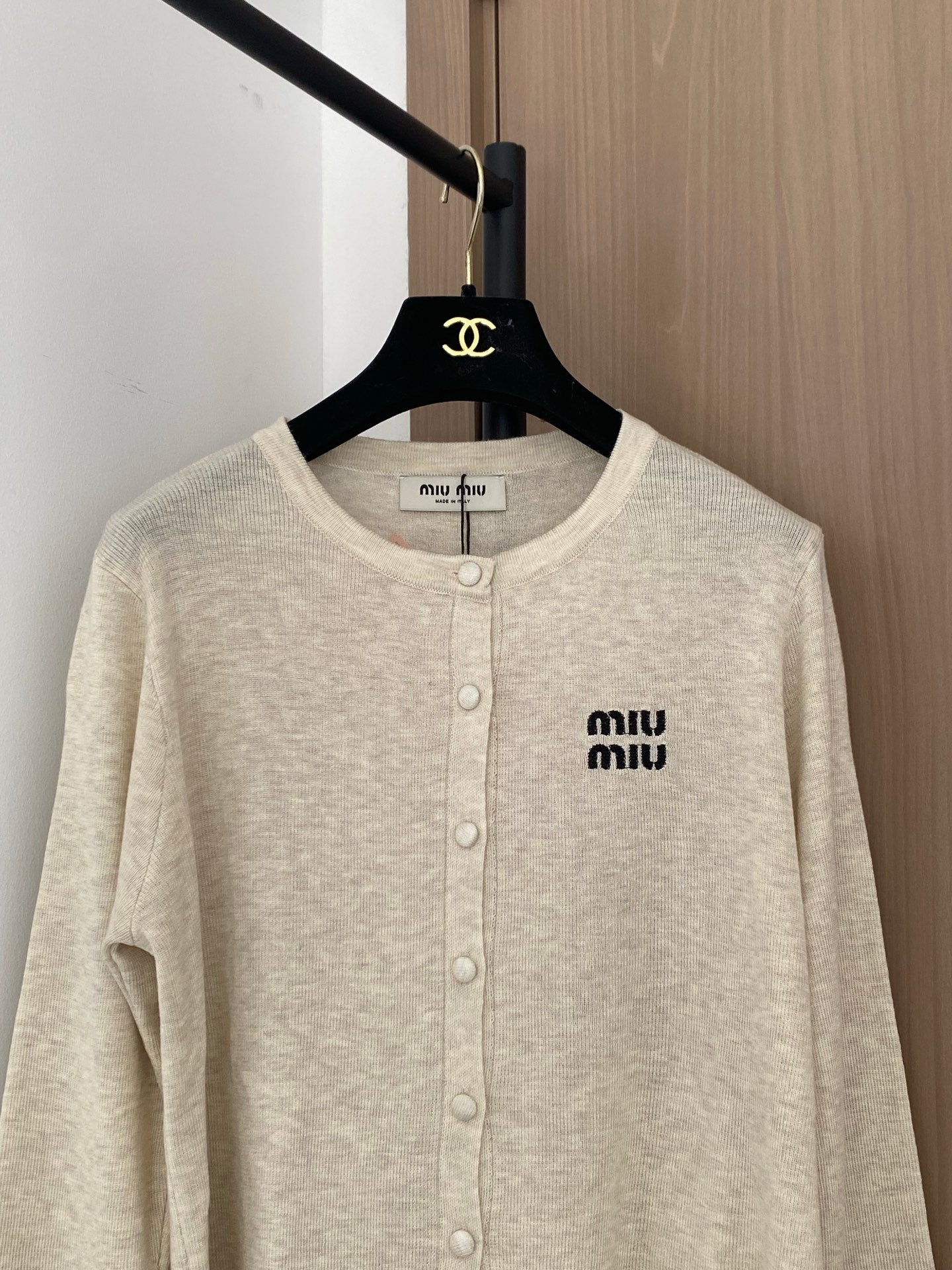 穆M家-罩衫兩件套 米色