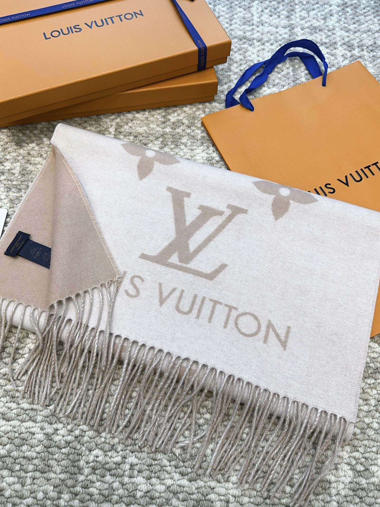 路L家-原單純山羊絨披肩 45*190cm(含須長)