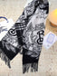巴B家-戰馬騎士雙面披肩 210x50 100%羊絨長方形