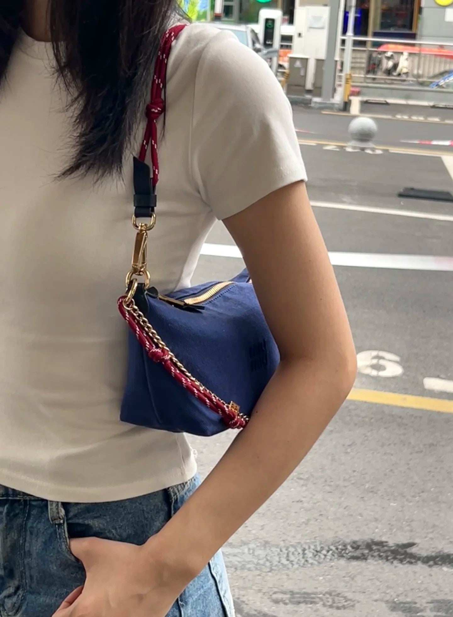 穆M家-5NE841M650 便當包 靛藍
