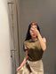 羅L家-26Ss春夏拼色logo棉質短袖圓領T