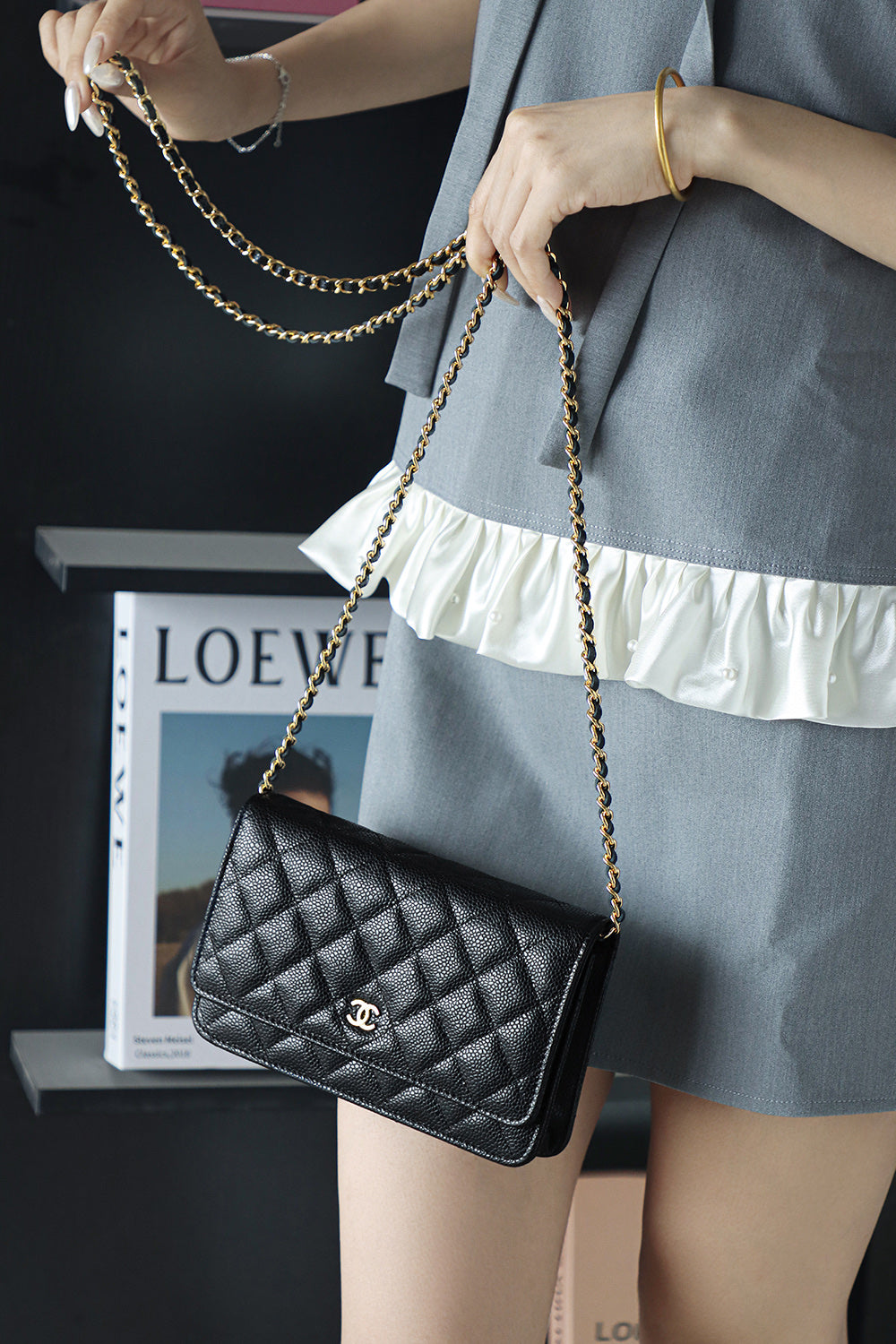 小香家-Wallet on Chain發財包-黑色扣