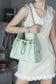 小香家-25C 嬉皮hobo 薄荷綠小號-金扣
