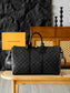 路L家-M40569 KEEPALL 45旅行袋-黑色老花