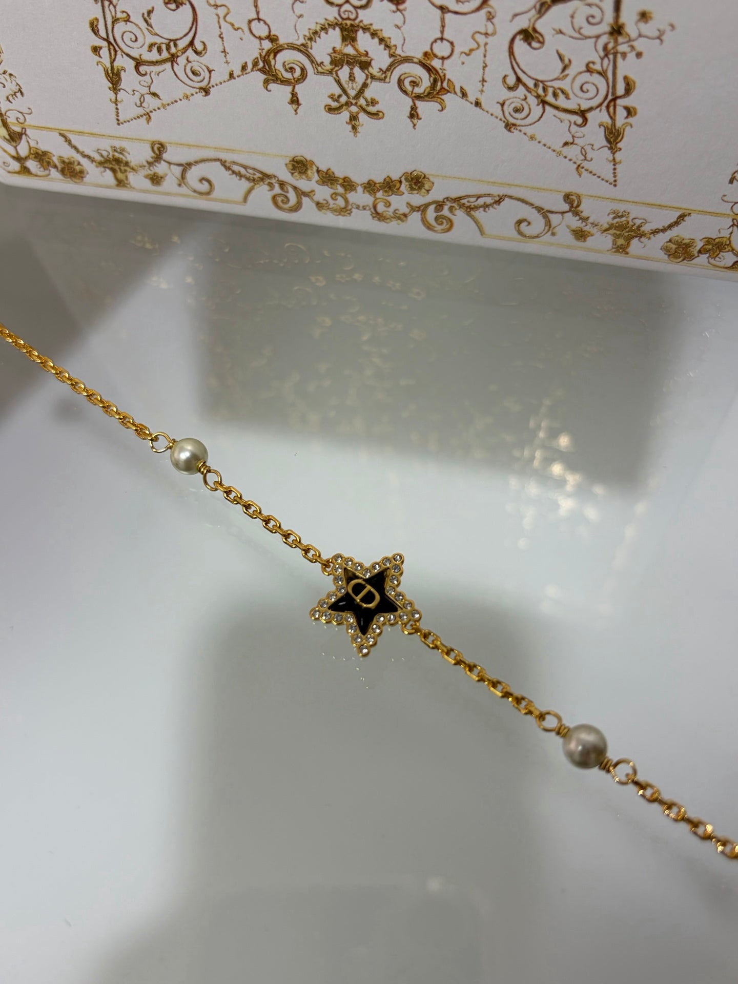 迪D家-26藏藍色星星手鍊